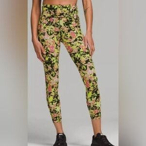 NWT Lululemon Women’s Swift Speed HR Tight 25” Sz 2 Inflect Floral Leggings IFFY